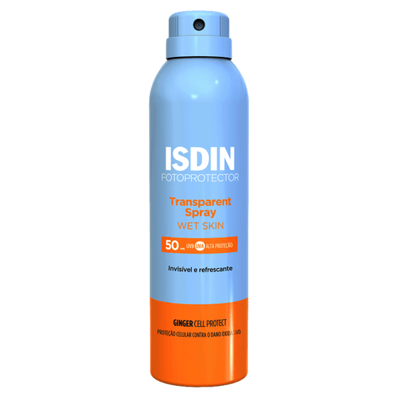 Protetor Solar FPS50 Transparent Spray Isdin 250mL - Imagem 1